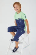U.S. Polo Assn., Set doua piese din amestec de bumbac