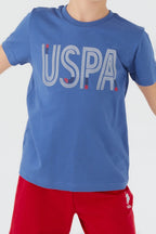 U.S. Polo Assn., Set de tricou si pantaloni cu logo - 2 piese