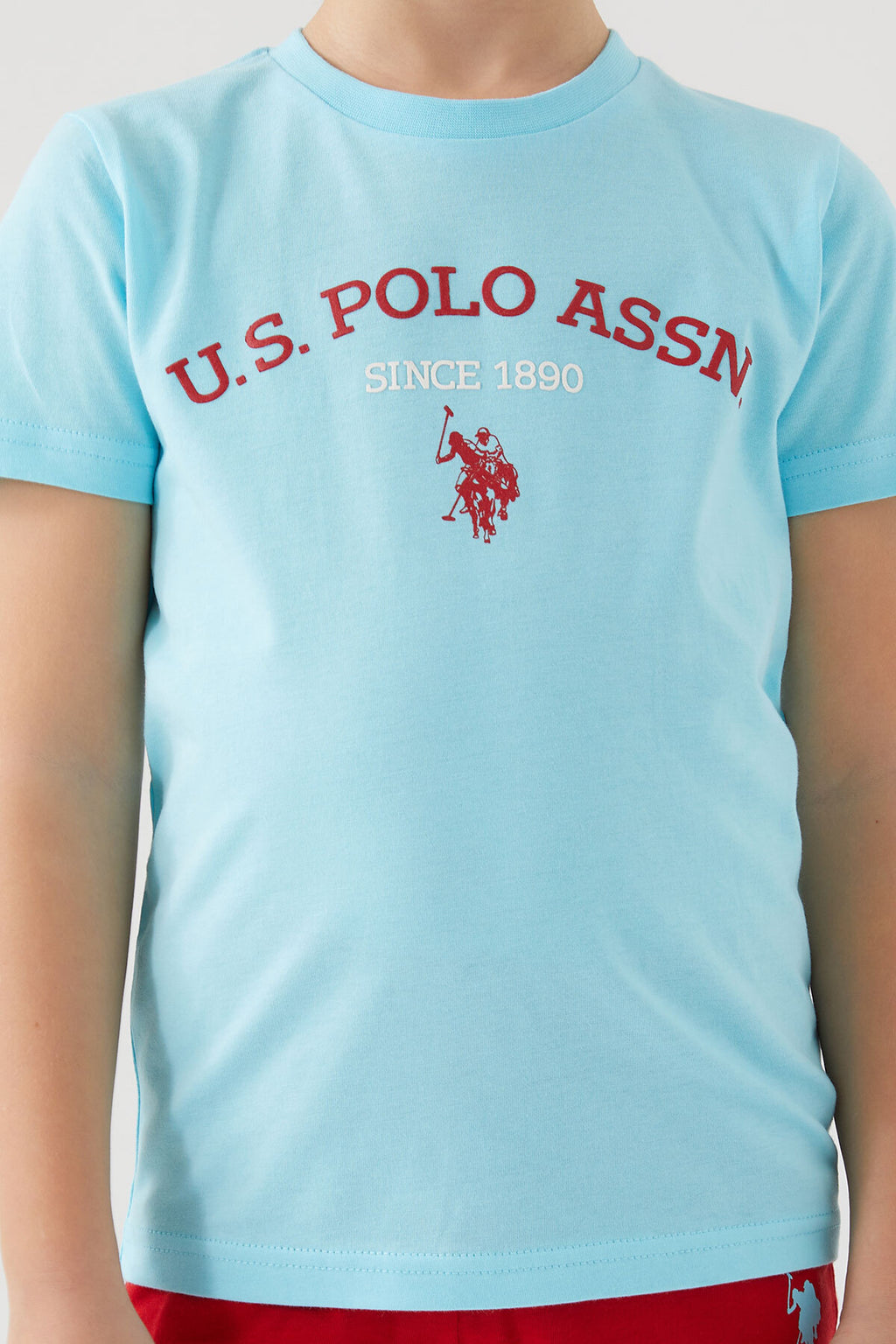 U.S. Polo Assn., Set doua piese din amestec de bumbac