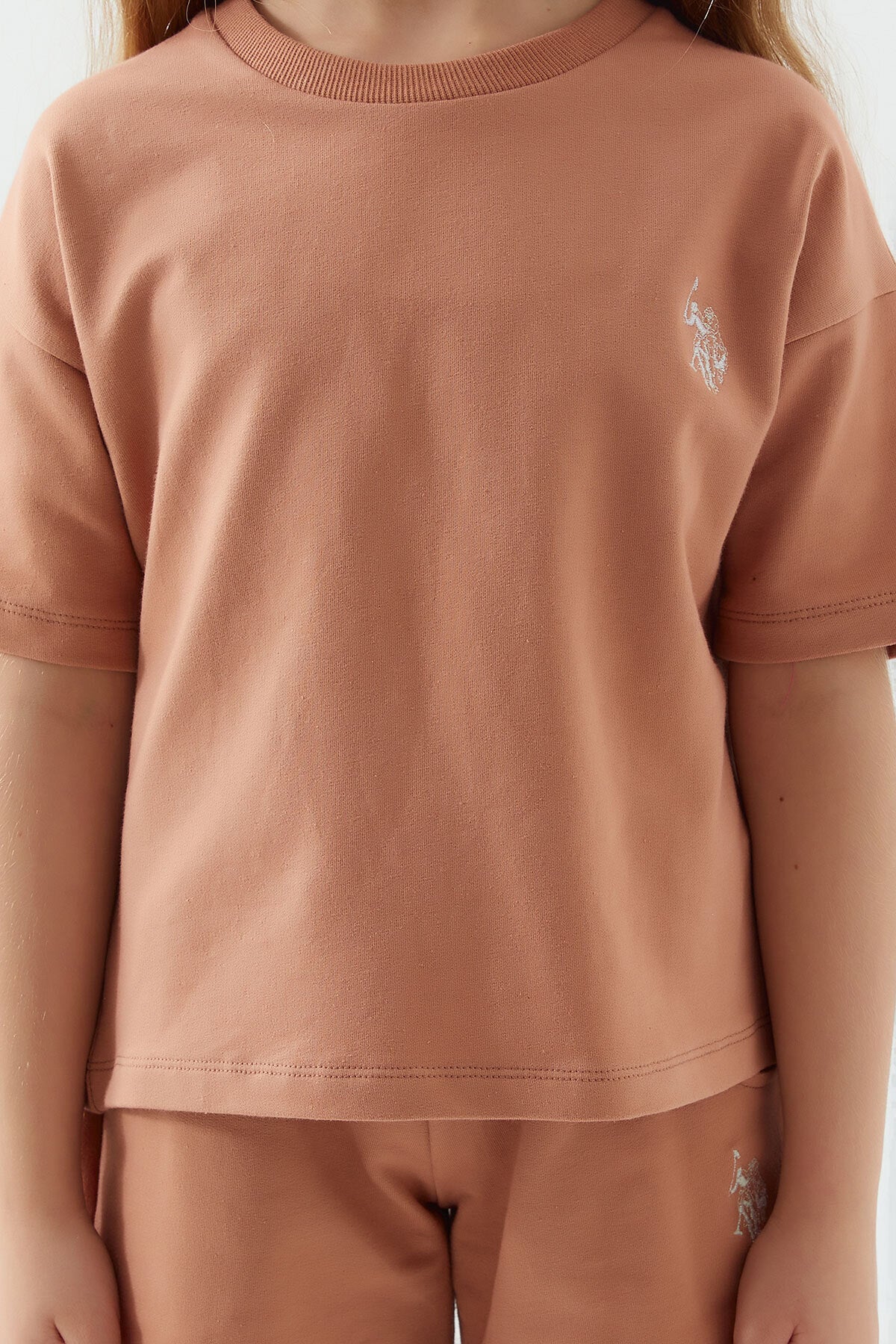 U.S. Polo Assn., Set doua piese din amestec de bumbac