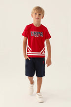 U.S. Polo Assn., Set doua piese din amestec de bumbac