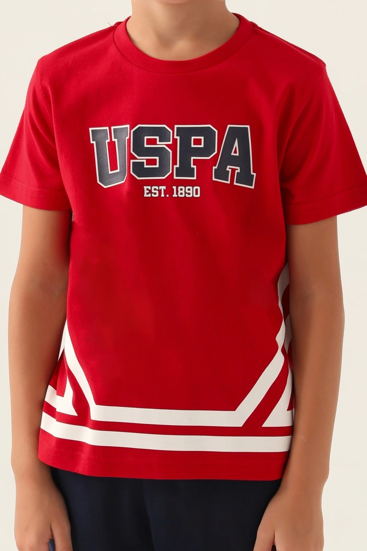 U.S. Polo Assn., Set doua piese din amestec de bumbac