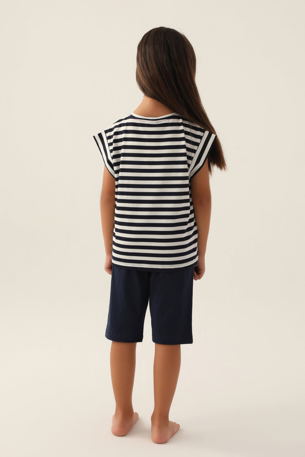 U.S. Polo Assn., Pijama de bumbac cu dungi