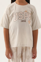 U.S. Polo Assn., Set doua piese din amestec de bumbac