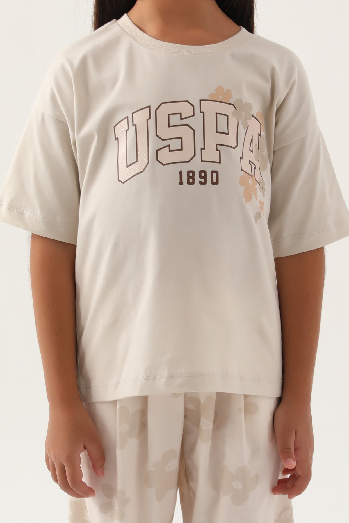 U.S. Polo Assn., Set doua piese din amestec de bumbac