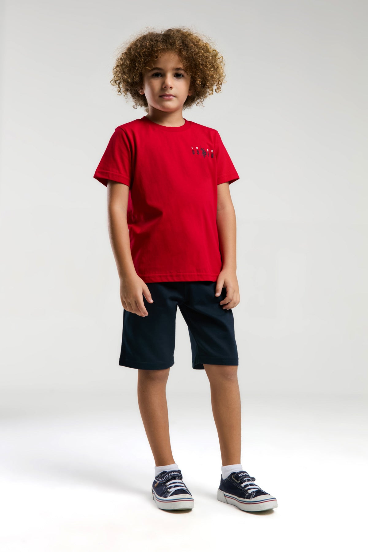 U.S. Polo Assn., Set de imbracaminte de bumbac - 2 piese