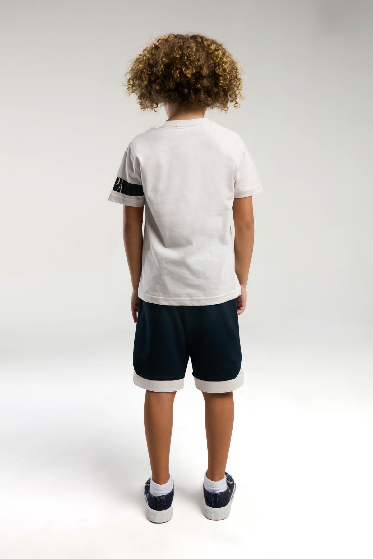 U.S. Polo Assn., Set doua piese din amestec de bumbac