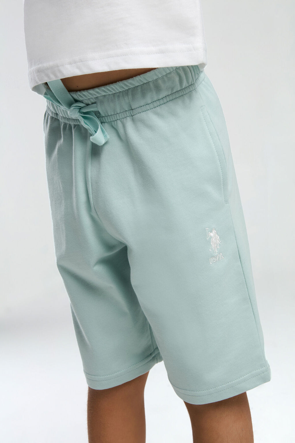 U.S. Polo Assn., Set doua piese din amestec de bumbac