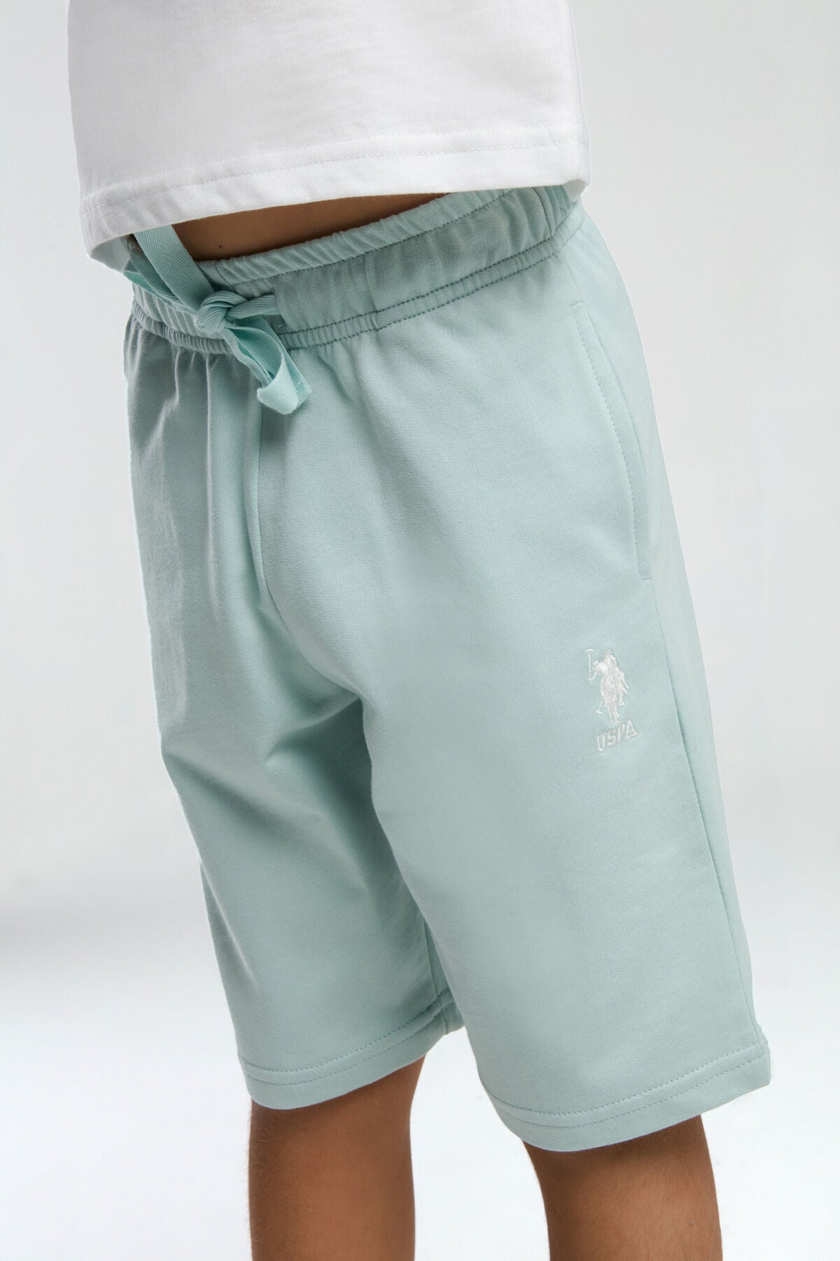 U.S. Polo Assn., Set doua piese din amestec de bumbac