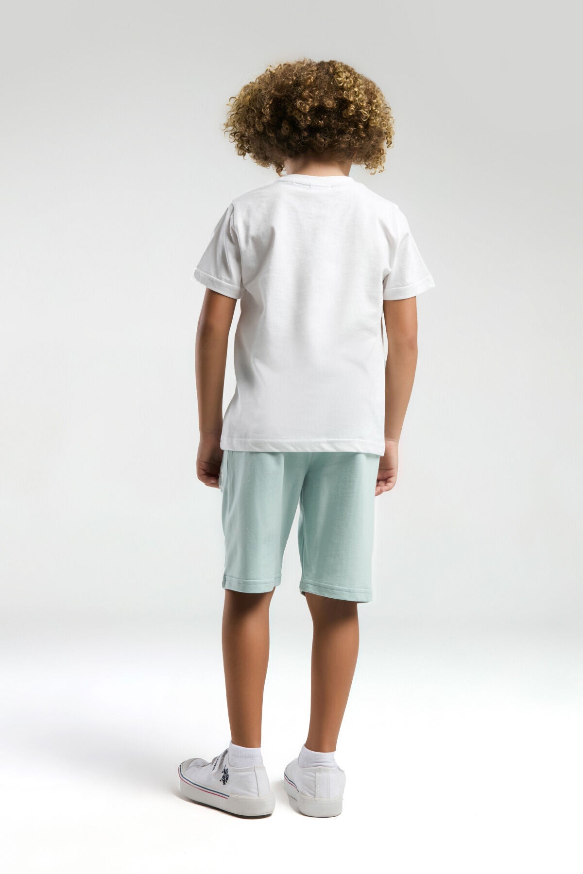 U.S. Polo Assn., Set doua piese din amestec de bumbac