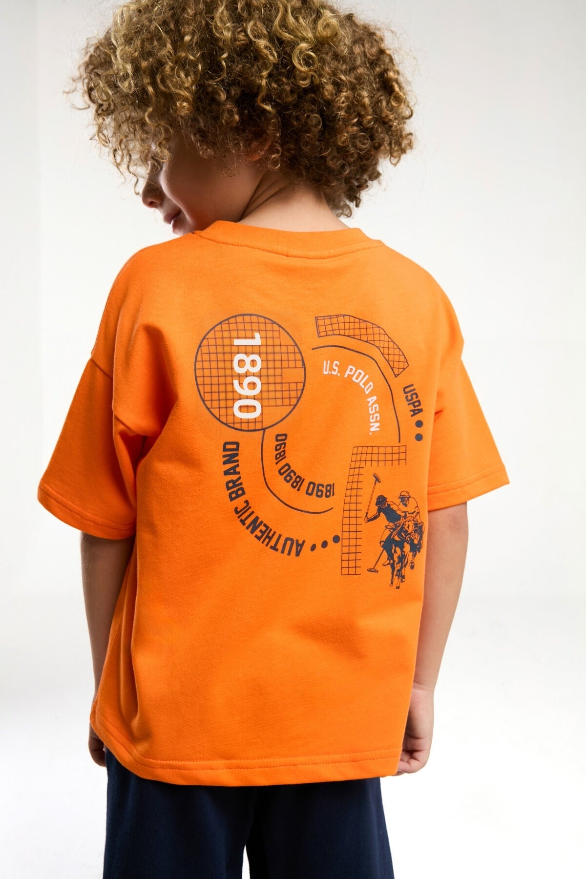 U.S. Polo Assn., Set doua piese din amestec de bumbac