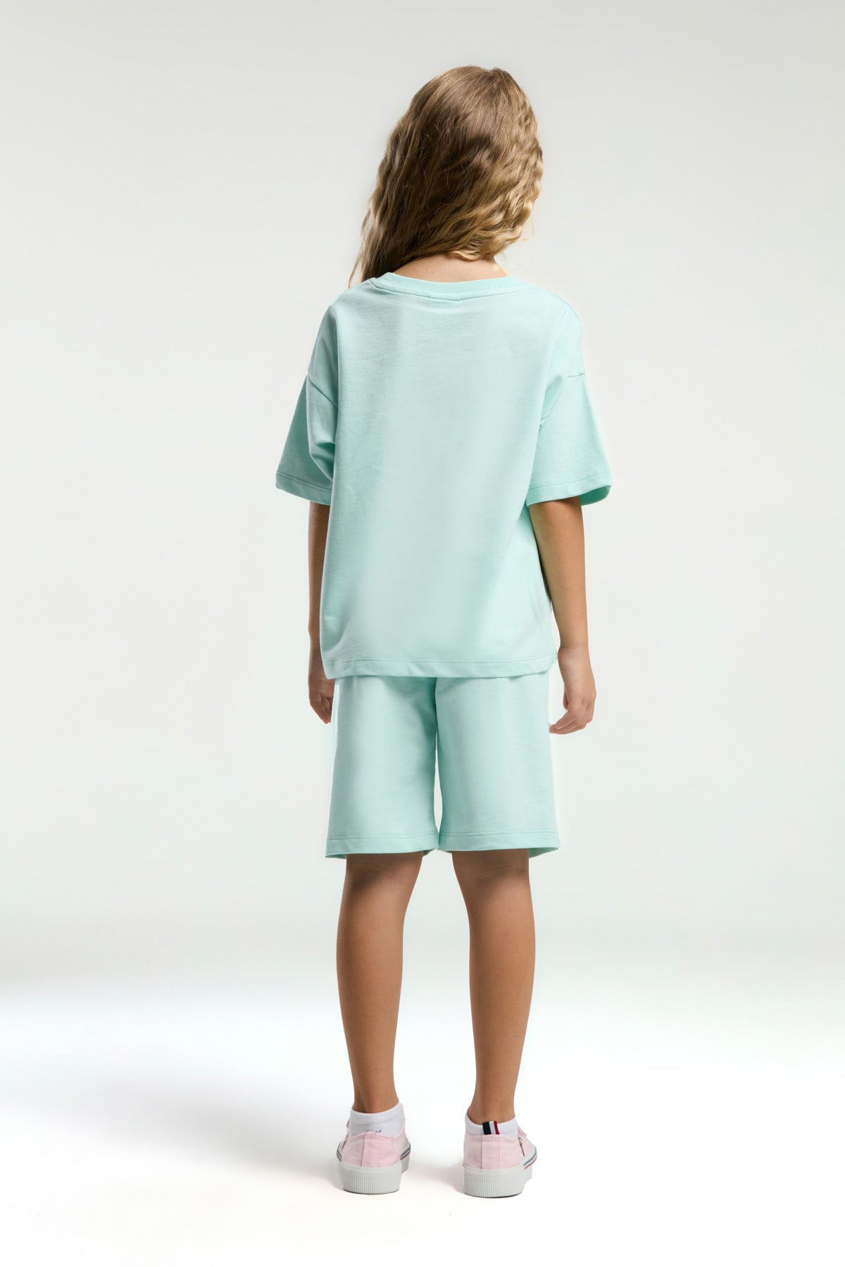 U.S. Polo Assn., Set de tricou de bumbac cu logo si pantaloni scurti - 2 piese