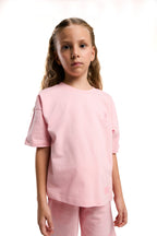 U.S. Polo Assn., Set de tricou de bumbac cu logo si pantaloni scurti - 2 piese