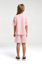U.S. Polo Assn., Set de tricou de bumbac cu logo si pantaloni scurti - 2 piese