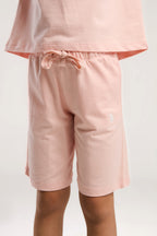 U.S. Polo Assn., Set de tricou lejer cu logo si pantaloni scurti cu snur