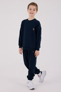 U.S. Polo Assn., Set de bluza de trening si pantaloni de trening cu broderie discreta