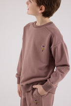 U.S. Polo Assn., Set de bluza de trening si pantaloni de trening cu broderie discreta