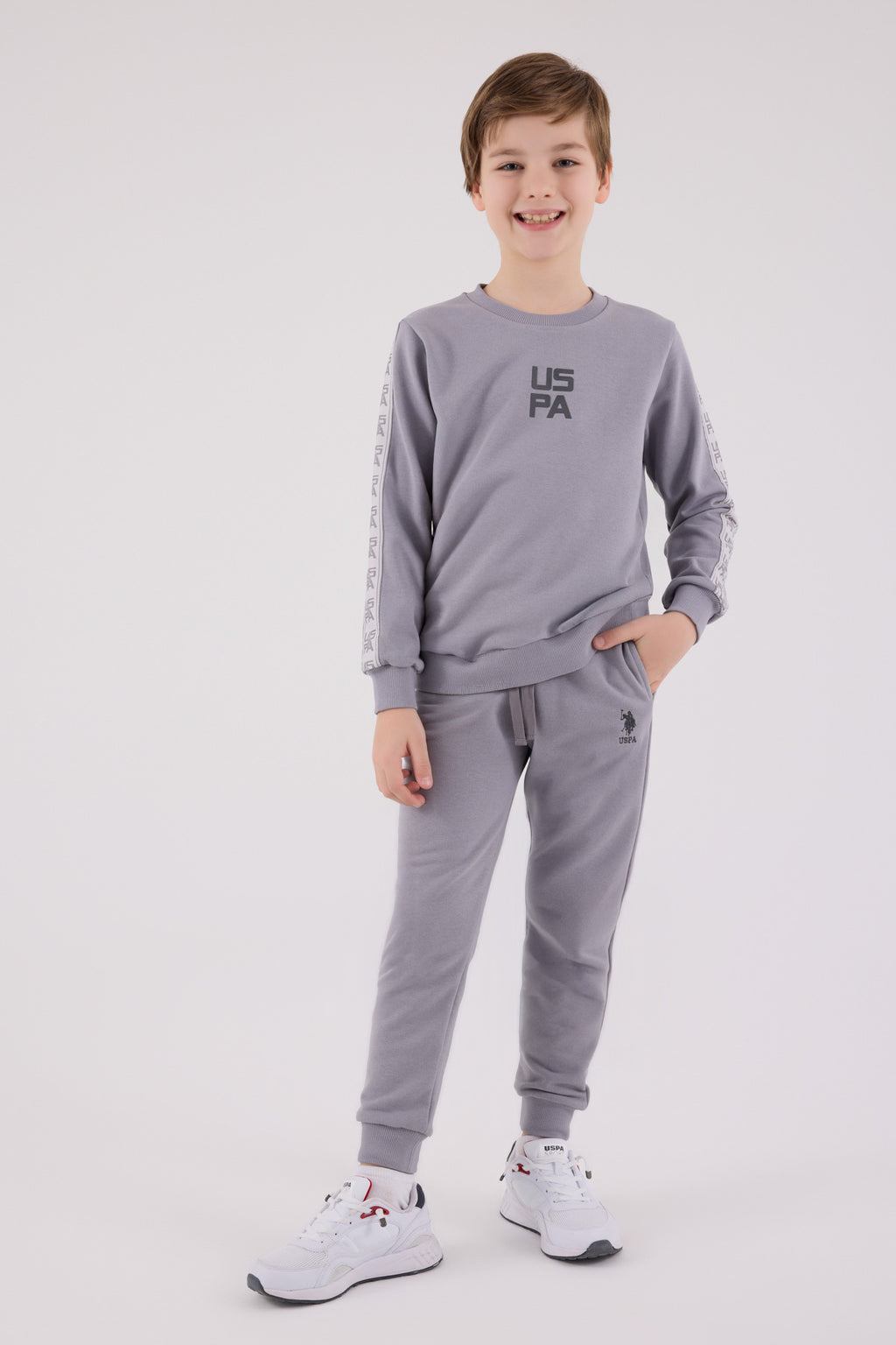 U.S. Polo Assn. Set doua piese pentru copii
