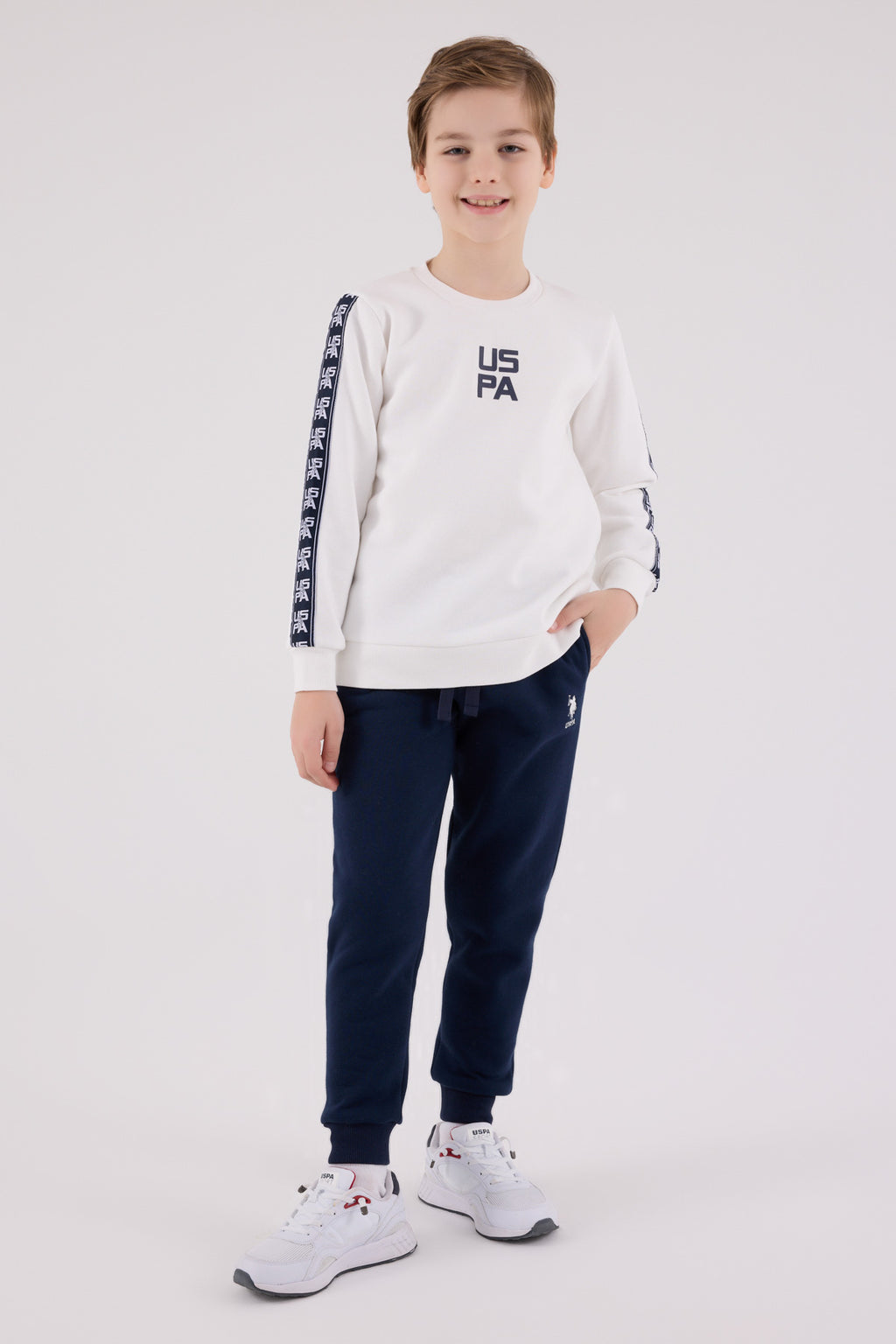 U.S. Polo Assn. Set doua piese pentru copii