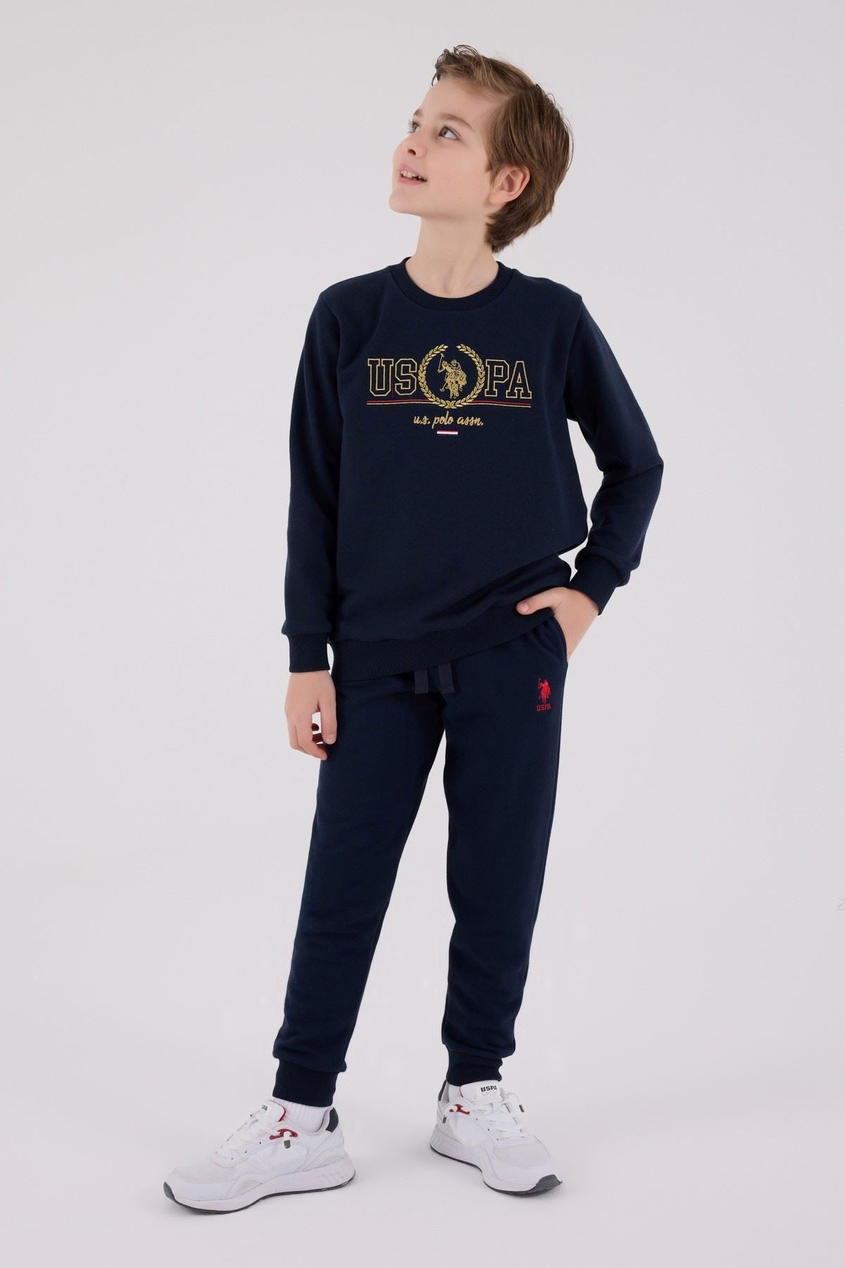 U.S. Polo Assn. Set doua piese pentru copii