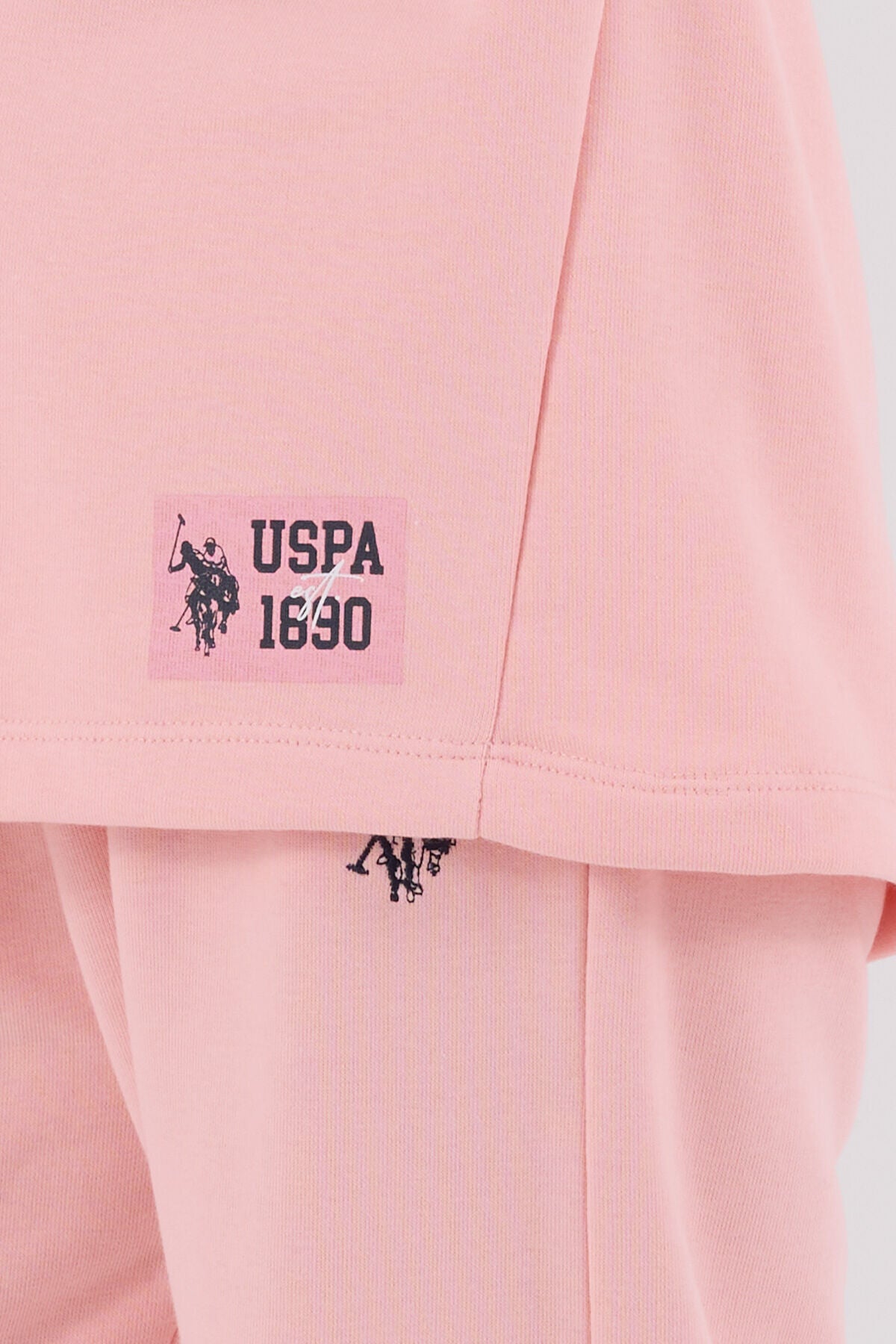 U.S. Polo Assn., Trening cu logo discret, Roz pastel, 164-170 CM
