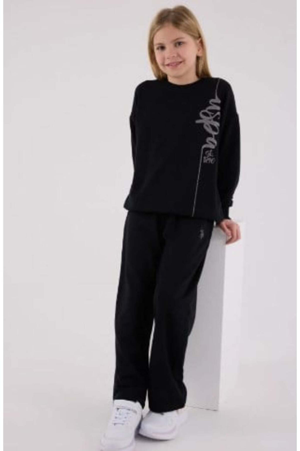 U.S. Polo Assn., Set doua piese din amestec de bumbac