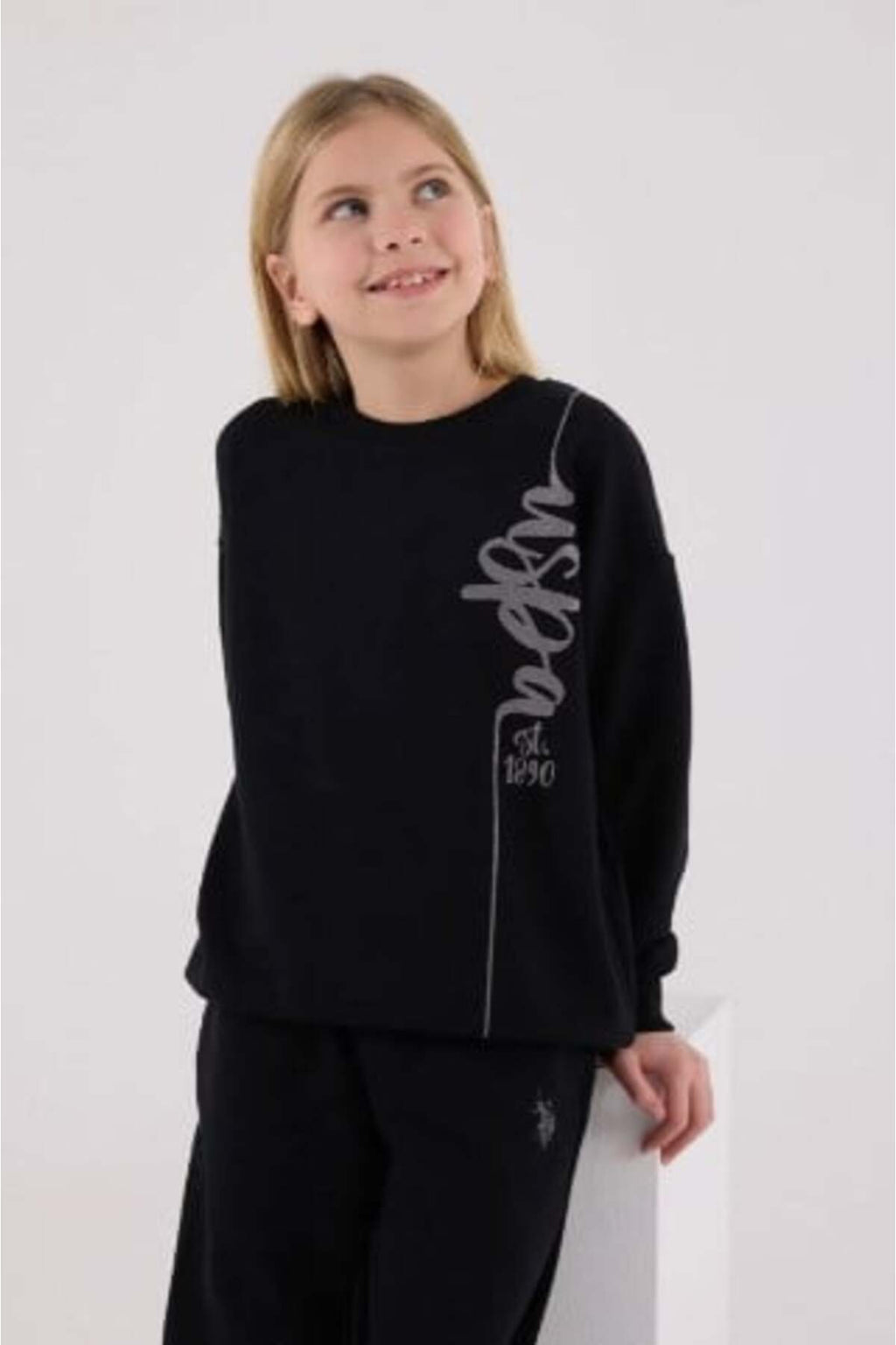 U.S. Polo Assn., Set doua piese din amestec de bumbac