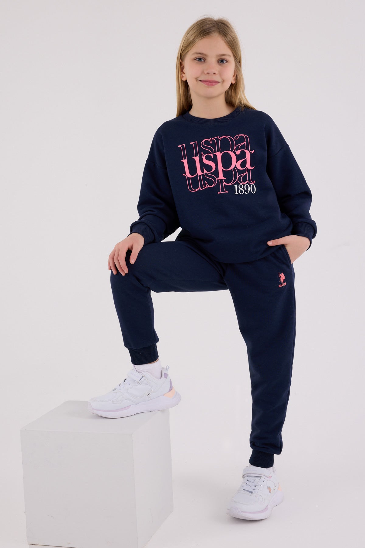 U.S. Polo Assn. Set doua piese pentru copii