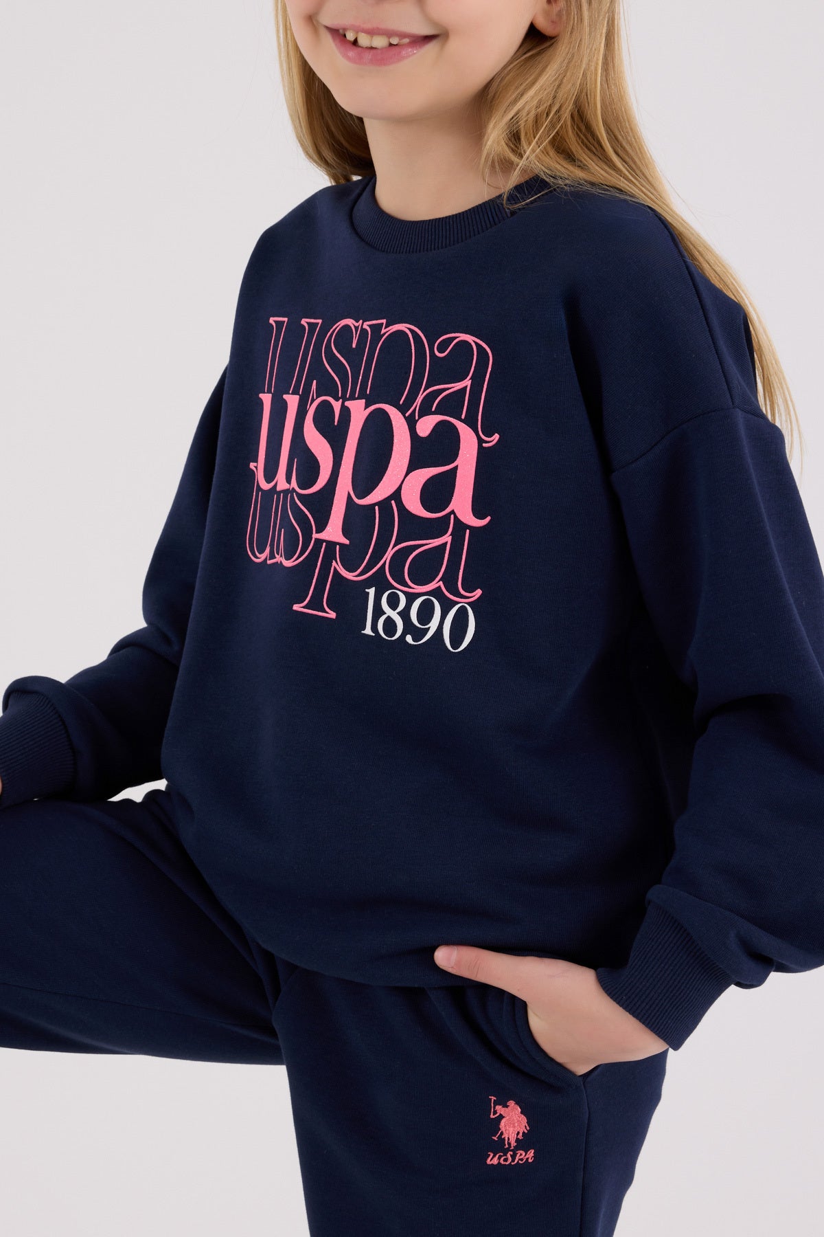 U.S. Polo Assn. Set doua piese pentru copii