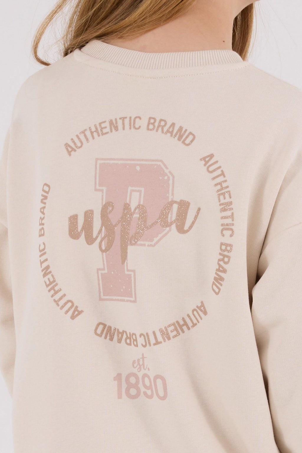 U.S. Polo Assn., Set doua piese din amestec de bumbac
