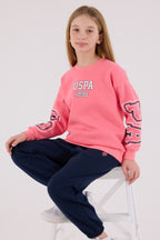 U.S. Polo Assn., Set de bluza de trening si pantaloni de trening - 2 piese