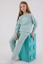 U.S. Polo Assn., Set de bluza de trening si pantaloni de trening - 2 piese