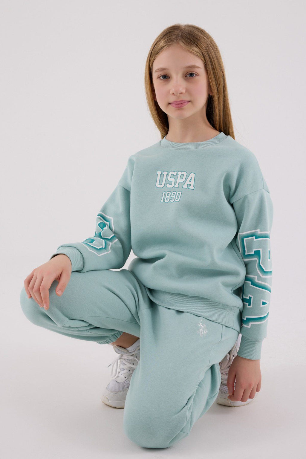 U.S. Polo Assn., Set de bluza de trening si pantaloni de trening - 2 piese