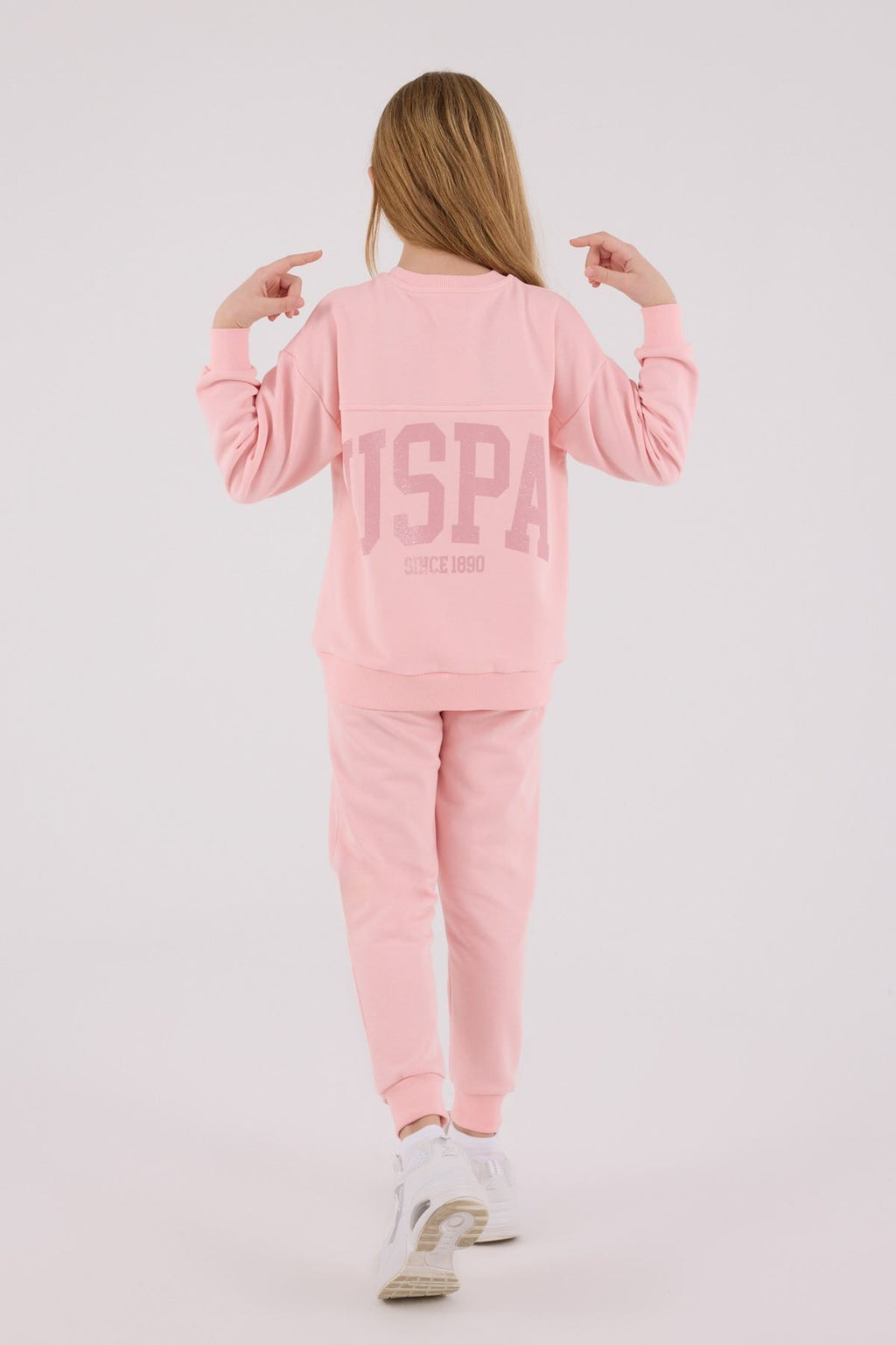 U.S. Polo Assn., Set doua piese din amestec de bumbac