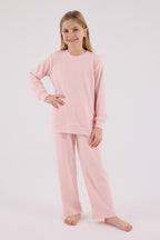 U.S. Polo Assn., Pijama cu pantaloni lungi, logo si striatii
