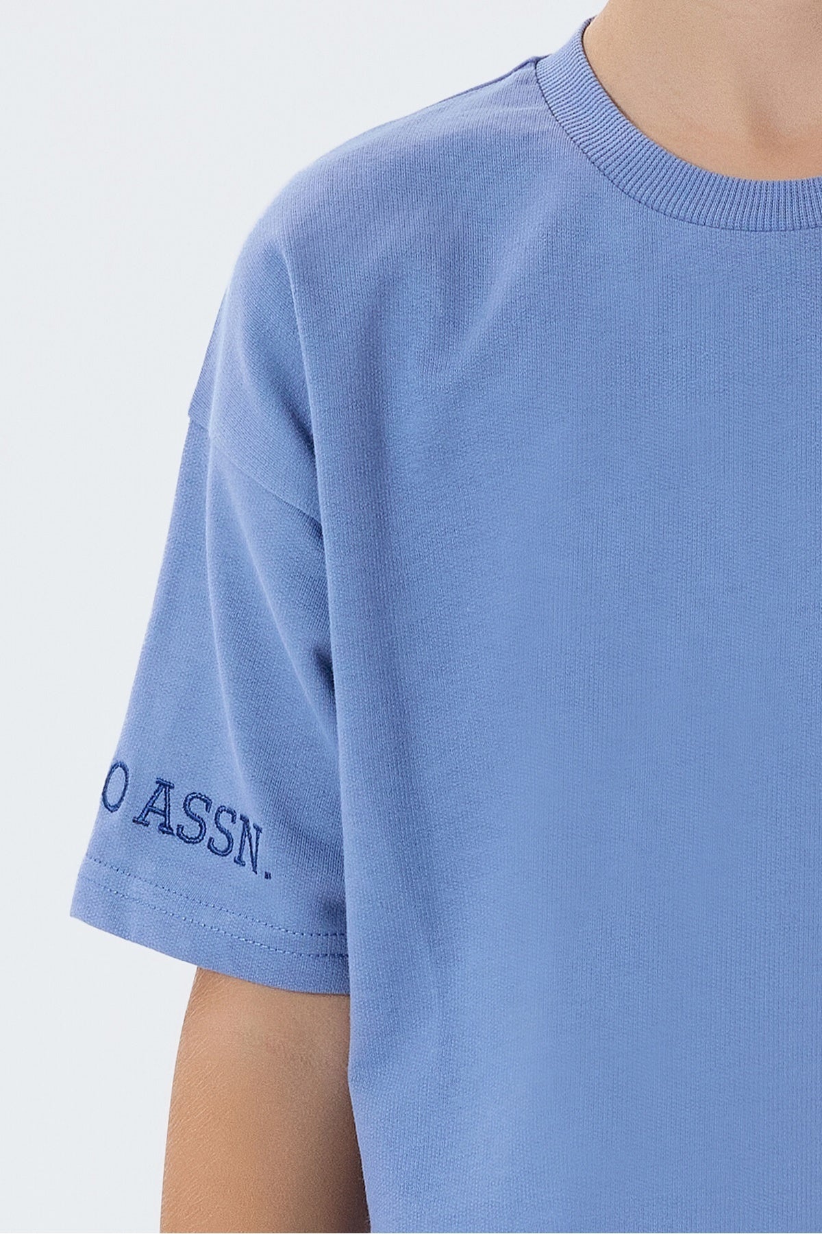 Set doua piese cu tricou si pantaloni scurti, pentru baieti, Gri