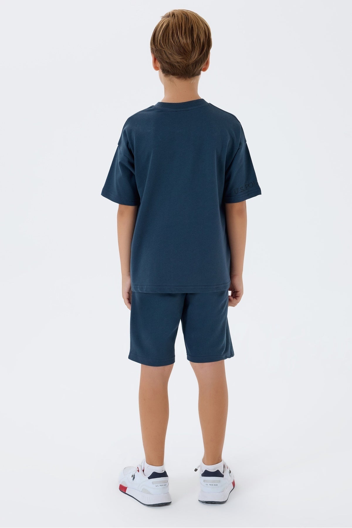 Set doua piese cu tricou si pantaloni scurti, pentru baieti