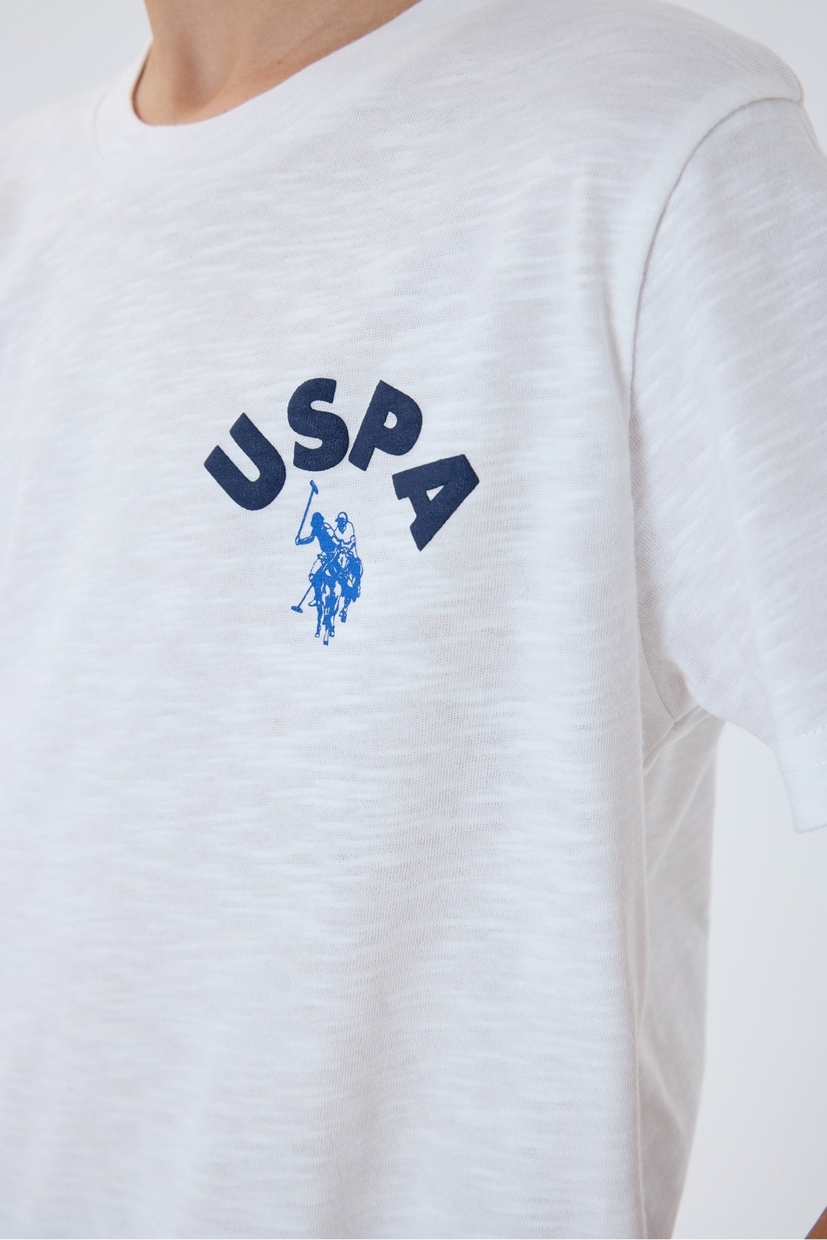 U.S. Polo Assn., Trening scurt cu imprimeu logo pe partea din spate