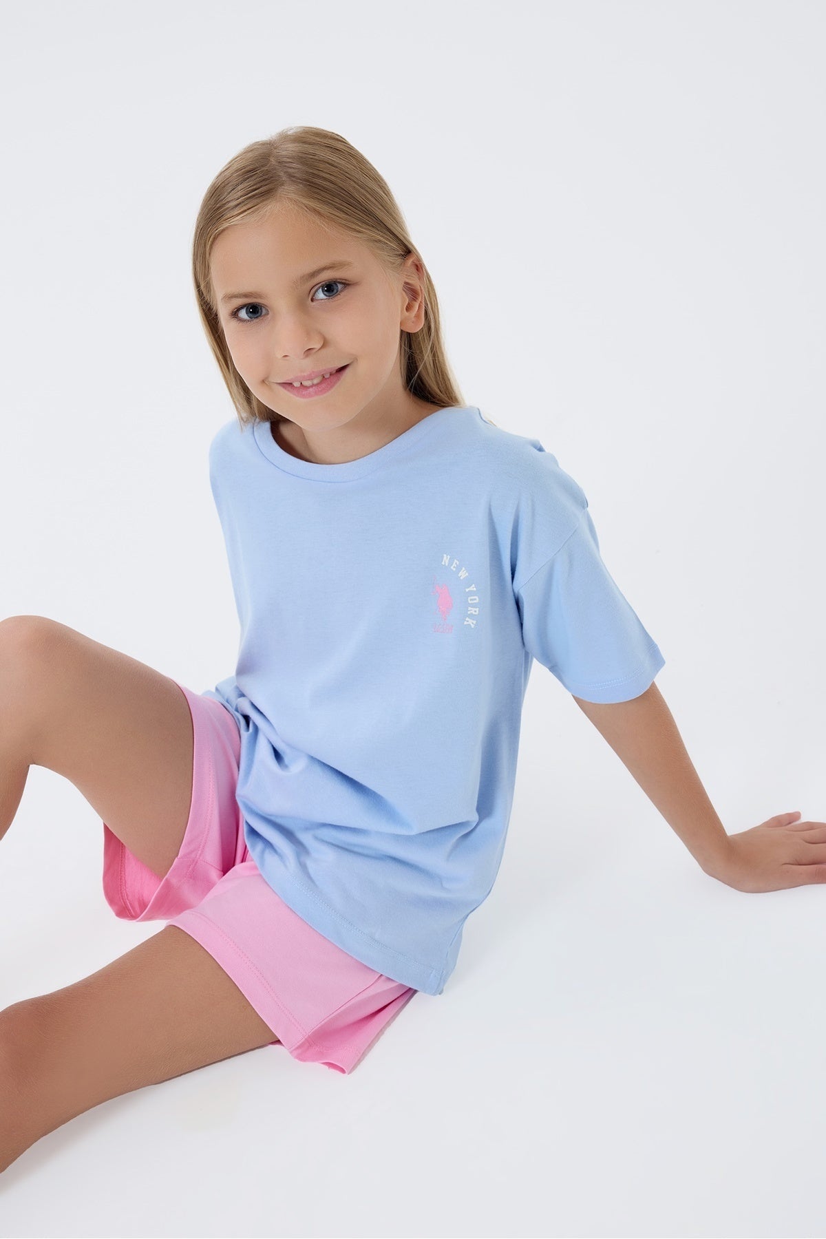 U.S. Polo Assn., Trening cu model in doua tonuri si buzunare laterale