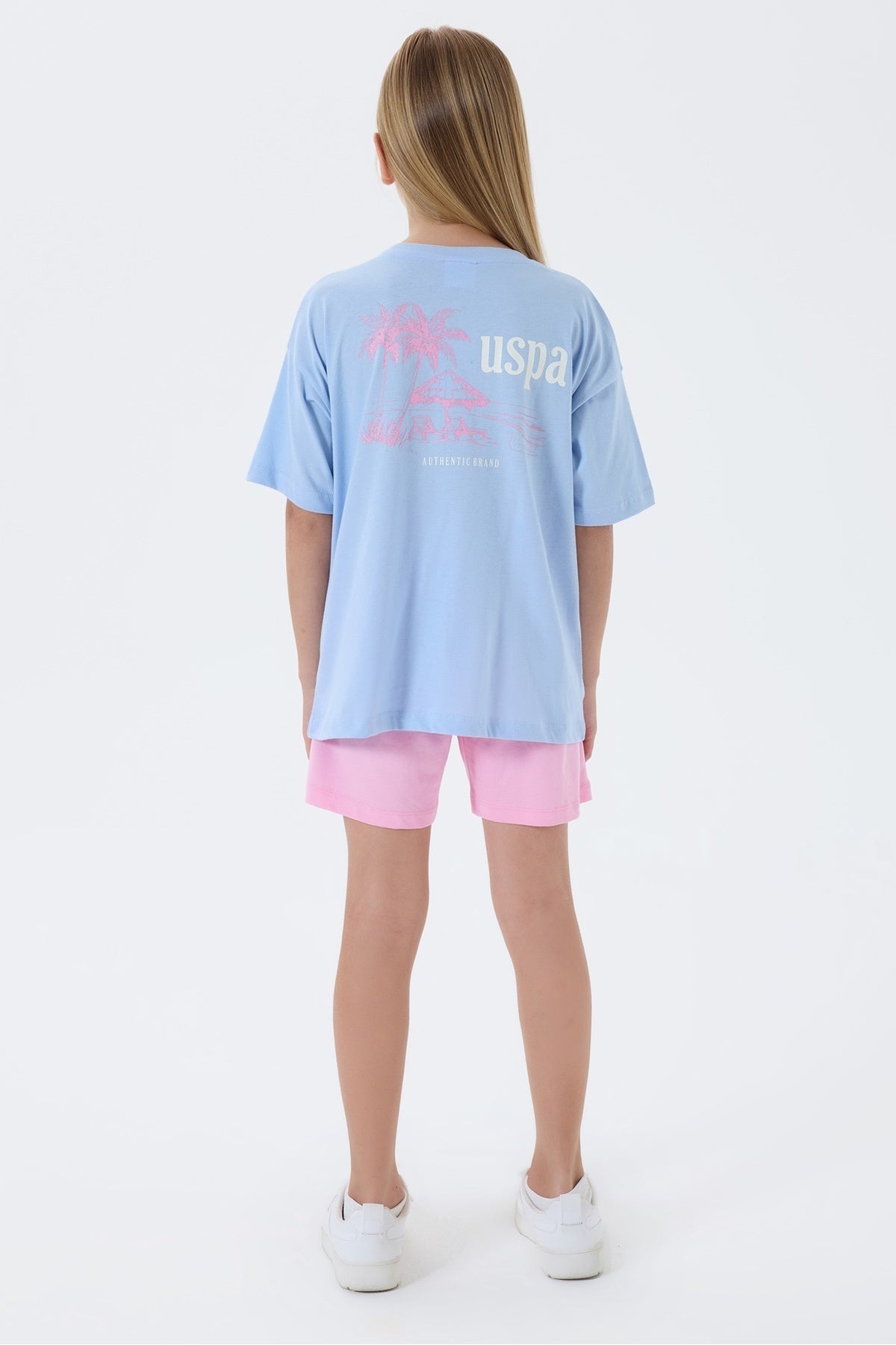 U.S. Polo Assn., Trening cu model in doua tonuri si buzunare laterale