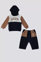U.S. Polo Assn., Set de hanorac si pantaloni de trening