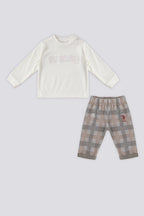 U.S. Polo Assn., Set de bluza si pantaloni in carouri