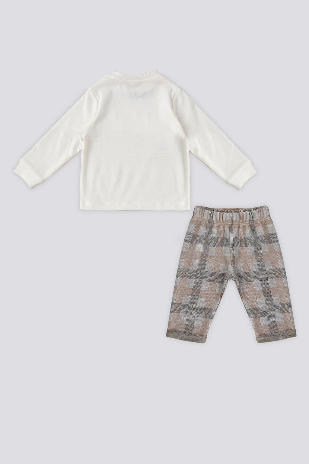 U.S. Polo Assn., Set de bluza si pantaloni in carouri