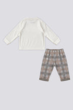 U.S. Polo Assn., Set de bluza si pantaloni in carouri