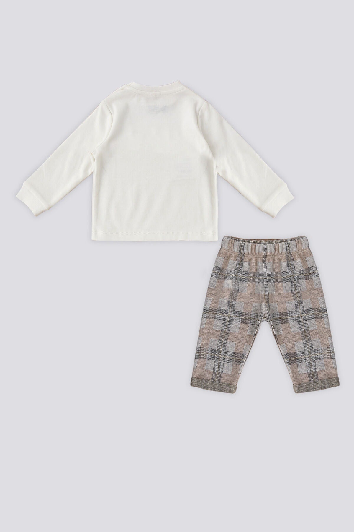 U.S. Polo Assn., Set de bluza si pantaloni in carouri