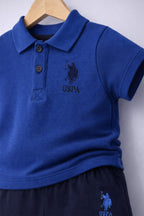 Set doua piese din amestec de bumbac, pentru copii