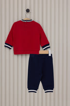 U.S. Polo Assn., Trening cu logo, Bleumarin, 68-74 CM