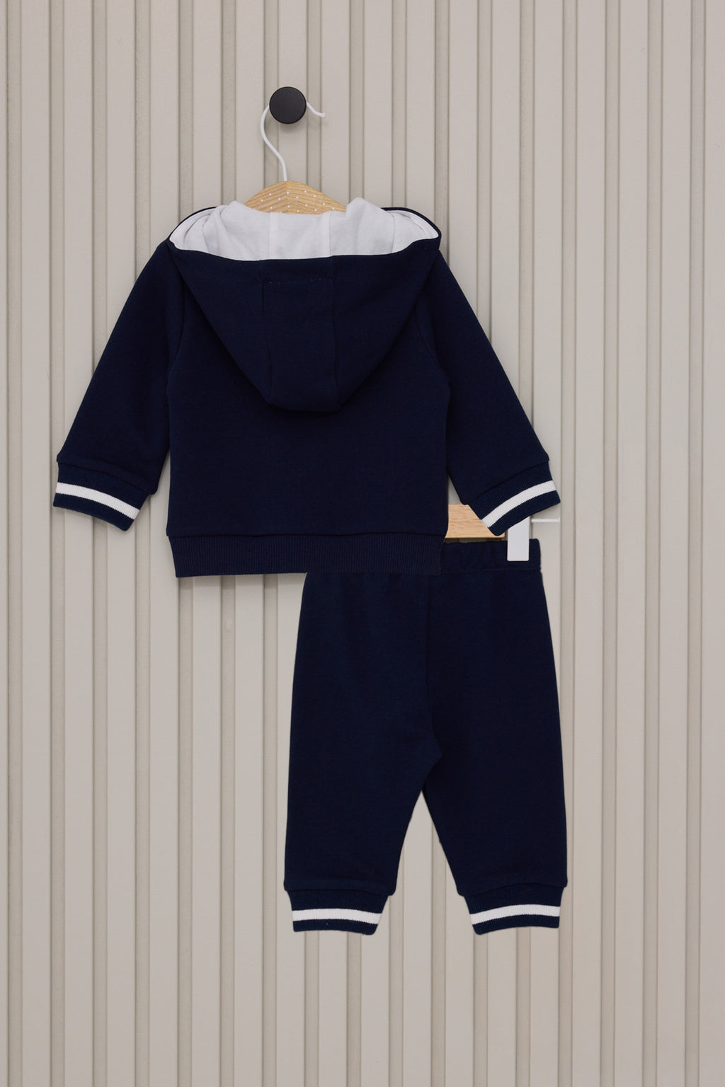 U.S. Polo Assn., Trening cu logo, fermoar si gluga