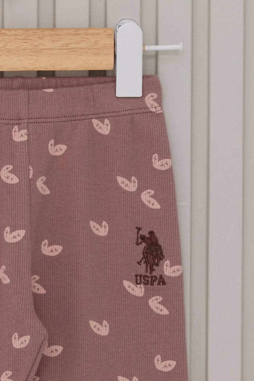 U.S. Polo Assn., Set de bluza de trening si pantaloni cu imprimeu