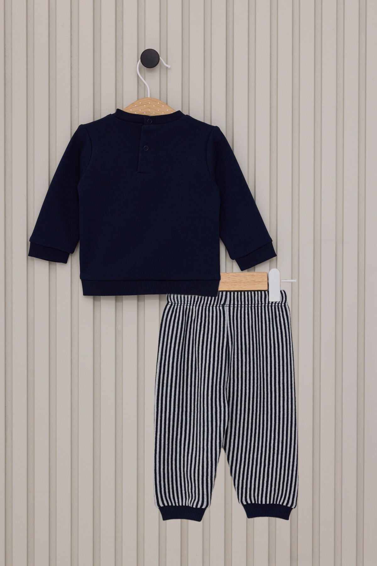 U.S. Polo Assn., Set de bluza si pantaloni cu logo - 2 piese